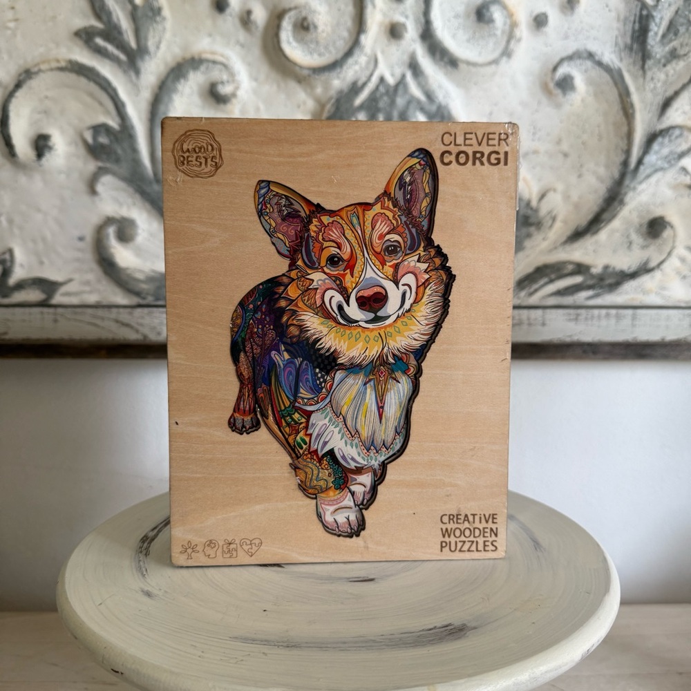 Clever Corgi Creative Wooden Puzzle